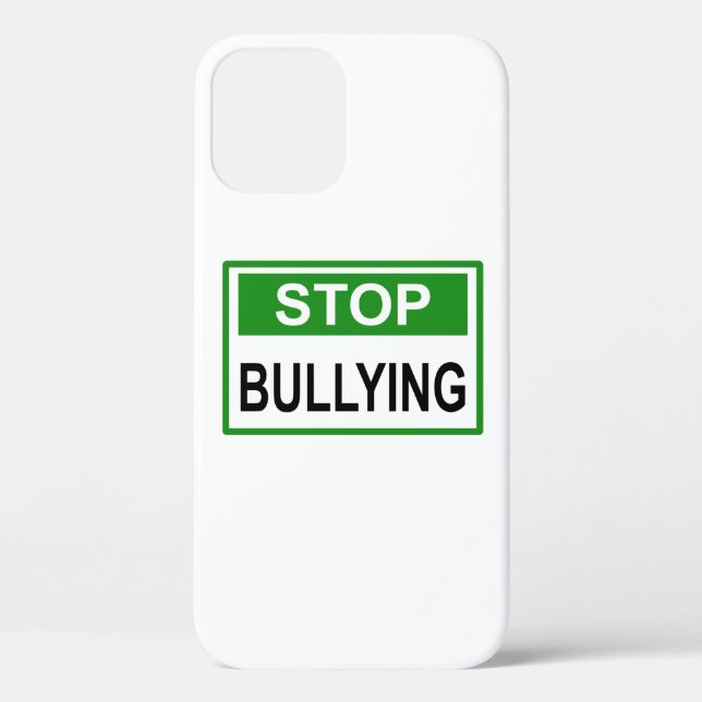 Stop Bullying Sign green Case-Mate iPhone Case (Back)