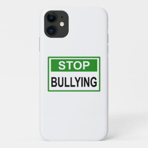 Stop Bullying Sign green Case-Mate iPhone Case