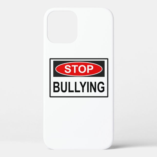 Stop Bullying Sign red Case-Mate iPhone Case (Back)
