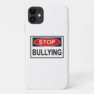 Stop Bullying Sign red Case-Mate iPhone Case