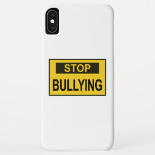 Stop Bullying Sign yellow Case-Mate iPhone Case