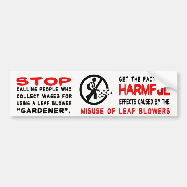 Stop Bumper Sticker (Front)