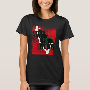 Stop burning Woods and save kola bears life T-Shirt