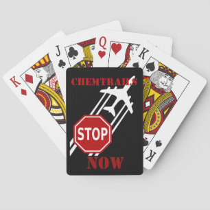 Stop chemtrails playing cards