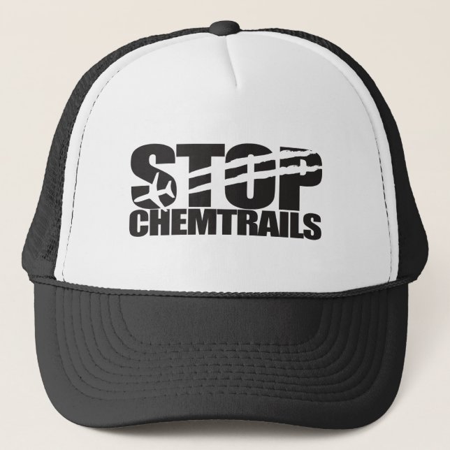 Stop Chemtrails Trucker Hat (Front)