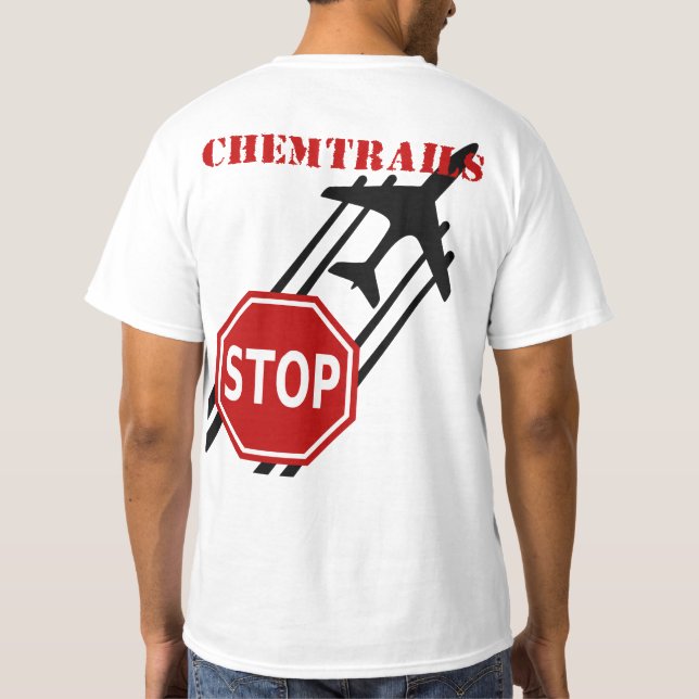 Stop Chemtrails tshirt (Back)