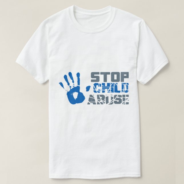 Stop Child Abuse (2) T-Shirt (Design Front)