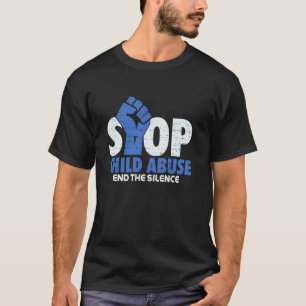 Stop Child Abuse Child Abuse Prevention Awareness T-Shirt