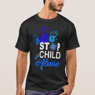 Stop Child Abuse Child Abuse Prevention Awareness T-Shirt
