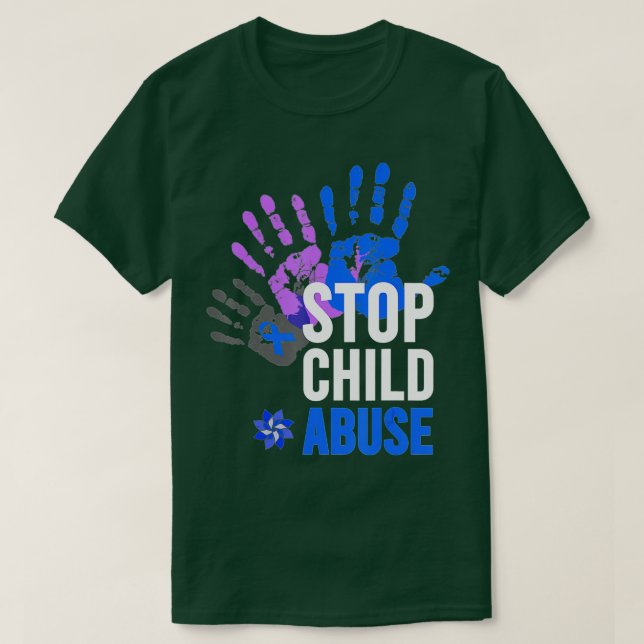 Stop Child Abuse  - Child Abuse , Stop Child Abuse T-Shirt (Design Front)