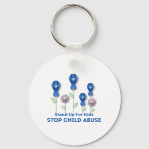 Stop Child Abuse Key Ring