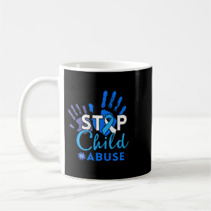 Stop Child Abuse Social Worker Child Abuse Awarene Coffee Mug