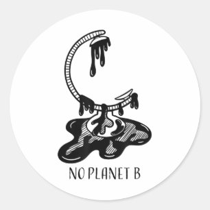 Stop Climate Change - Environmental Protection Sta Classic Round Sticker
