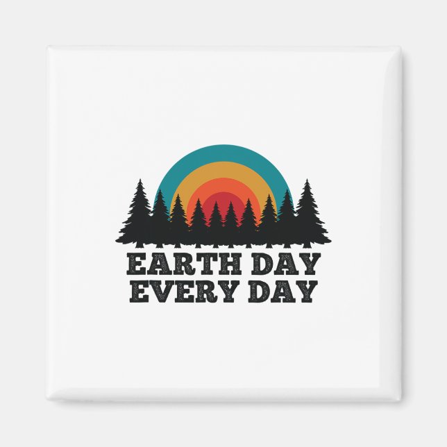 Stop Climate Change Save The Planet Earth Day  Magnet (Front)