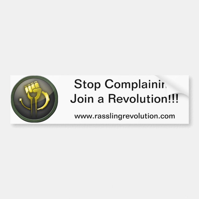 Stop Complaining Sticker (Front)
