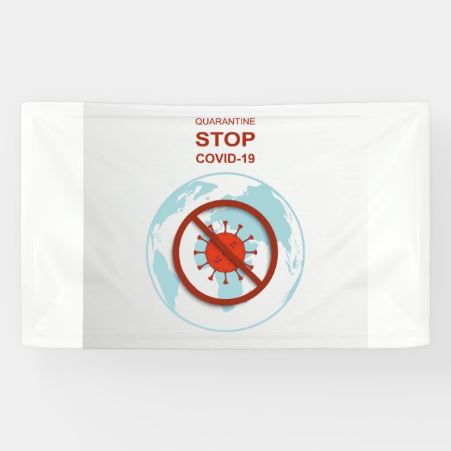 stop covid-19 Banner (Horizontal)