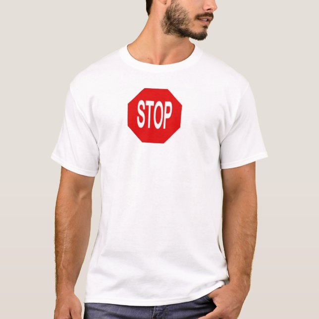 Stop (Customise It) T-Shirt (Front)