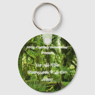 Stop Cutting Down Our Forests... Key Ring