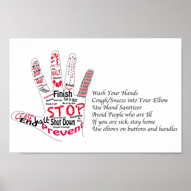 Stop Disease Poster (Front)