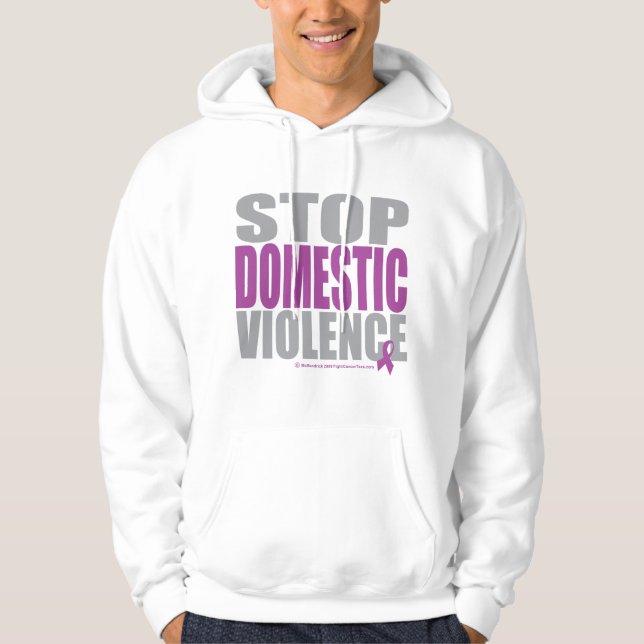 Stop Domestic Violence Hoodie (Front)