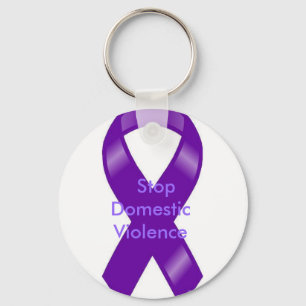 Stop Domestic Violence Key Ring