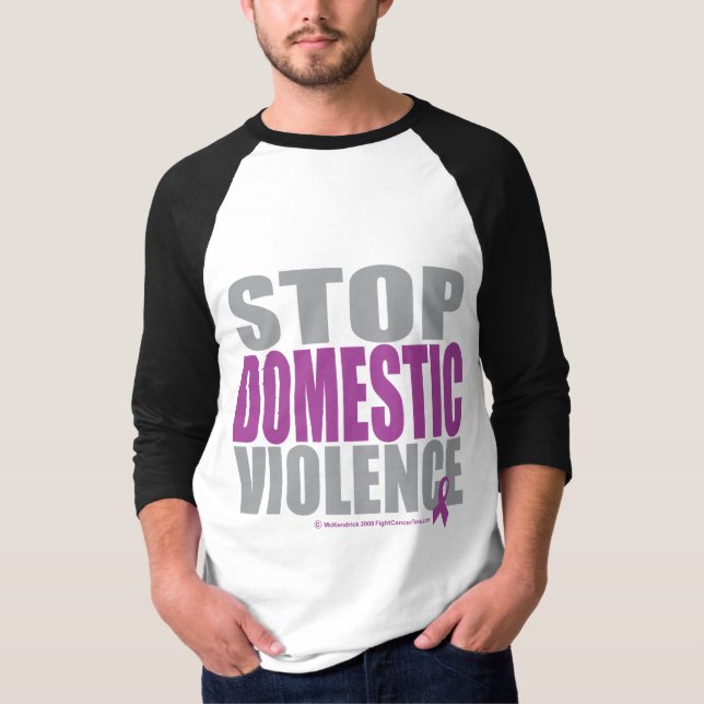 Stop Domestic Violence T-Shirt (Front)