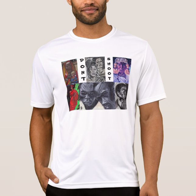 STOP DON'T SHOOT negro tee (Front)