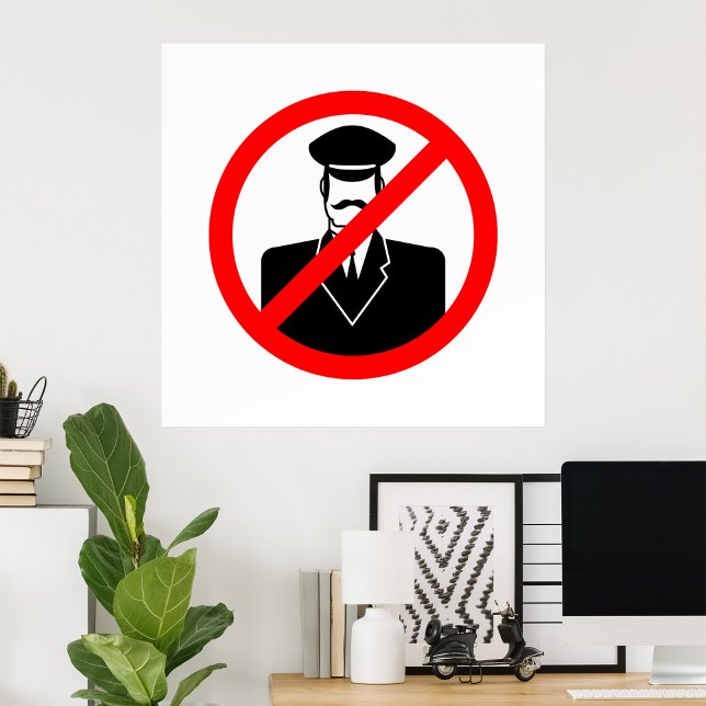 Stop Doorman Sign Poster (Creator Uploaded)