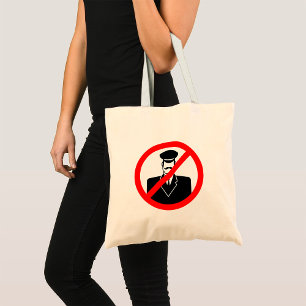 Stop Doorman Sign Tote Bag