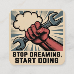 Stop Dreaming, Start Doing Enclosure Card