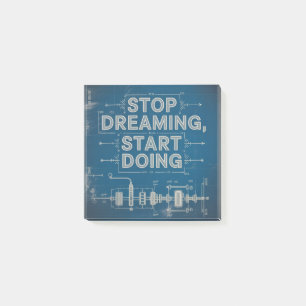 Stop Dreaming, Start Doing Post-it Notes