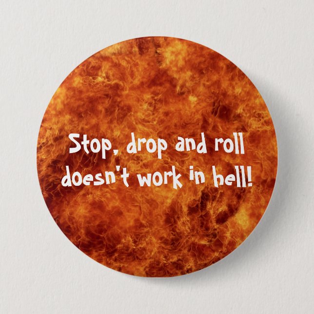 Stop, drop and roll button (Front)