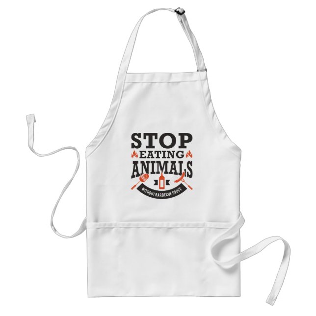 Stop Eating Animals Standard Apron (Front)