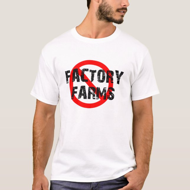 STOP FACTORY FARMING T-Shirt (Front)