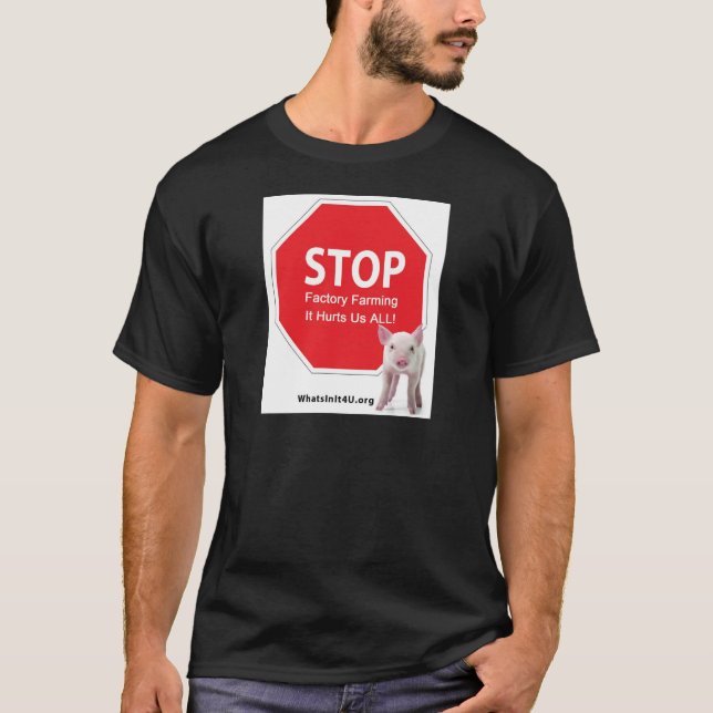 Stop Factory Farms Series 1 T-Shirt (Front)