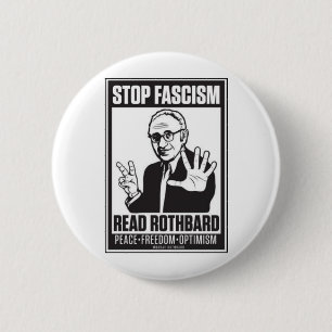 Stop Fascism 6 Cm Round Badge
