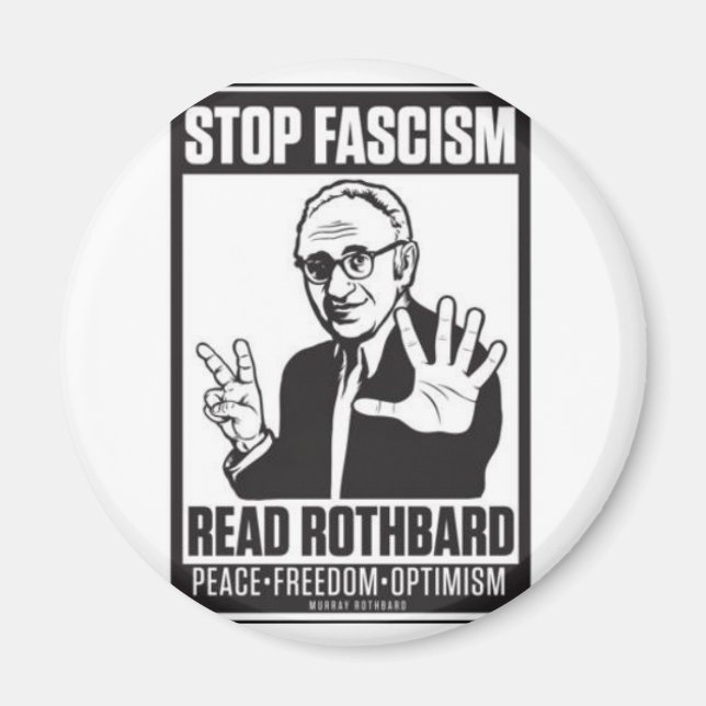 Stop Fascism Magnet (Front)
