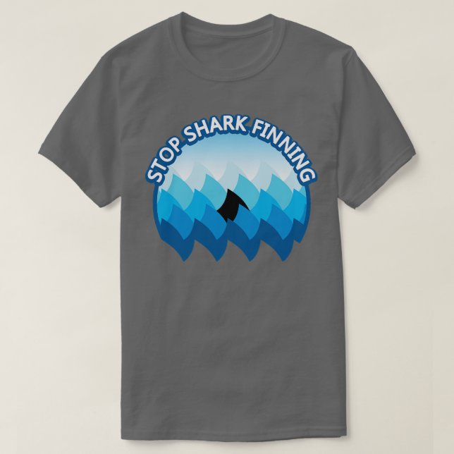 Stop Finning T-Shirt (Design Front)
