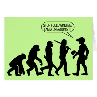 Stop following me, I'm a Creationist!