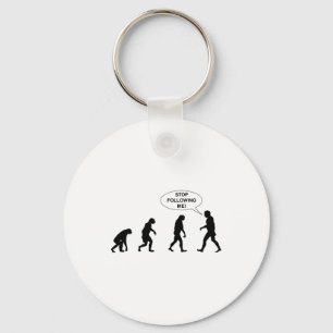 Stop Following Me Key Ring