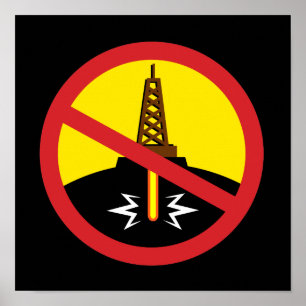 Stop Fracking Poster