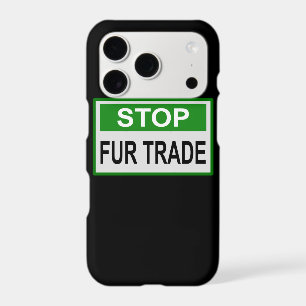 Stop Fur Trade Sign green