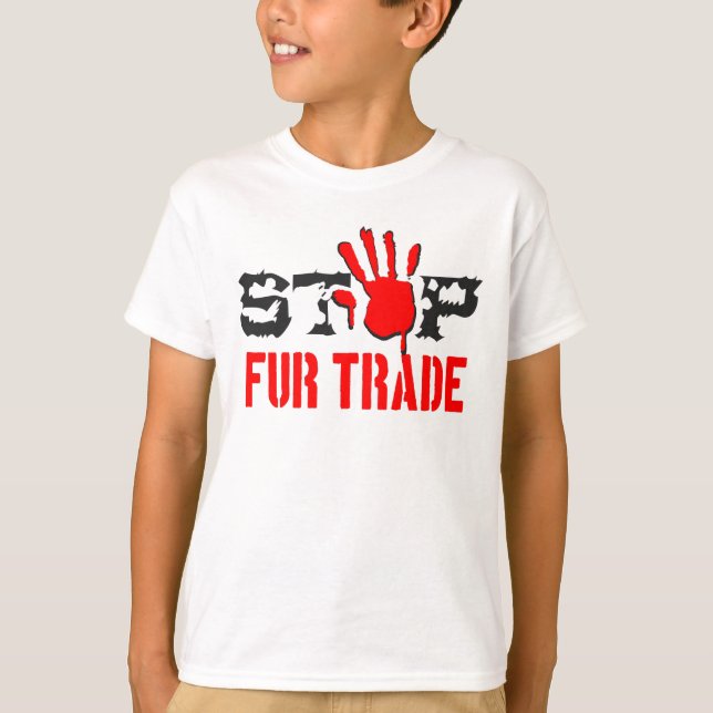 Stop Fur Trade T-Shirt (Front)