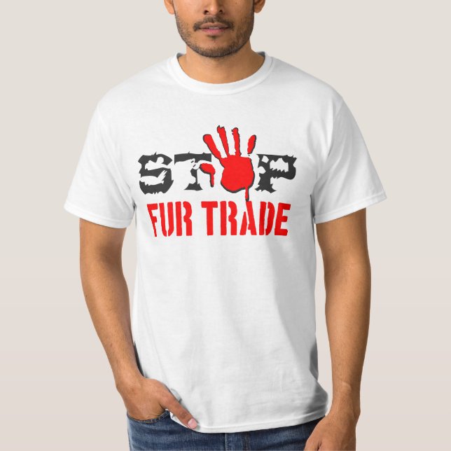 Stop Fur Trade T-Shirt (Front)