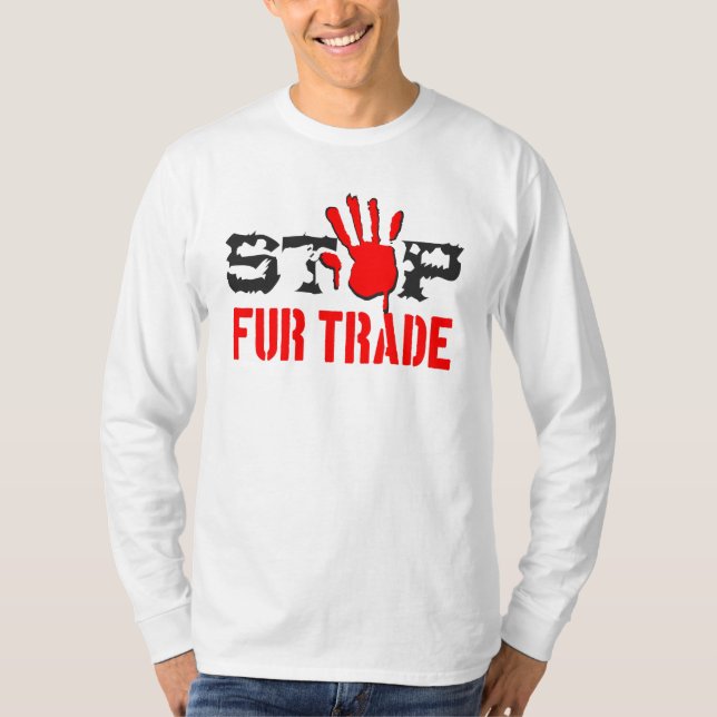 Stop Fur Trade T-Shirt (Front)