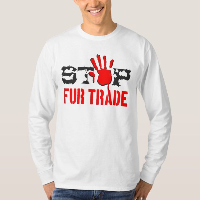 Stop Fur Trade T-Shirt (Front)