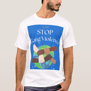 Stop Gang Violence Hands entwined T-Shirt