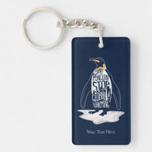Stop Global Warming Save the Sea Animals Key Ring