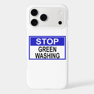 Stop Greenwashing Sign