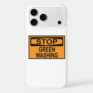 Stop Greenwashing Sign